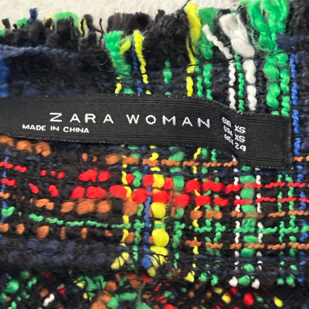 Zara Multicolor Tweed Fabric